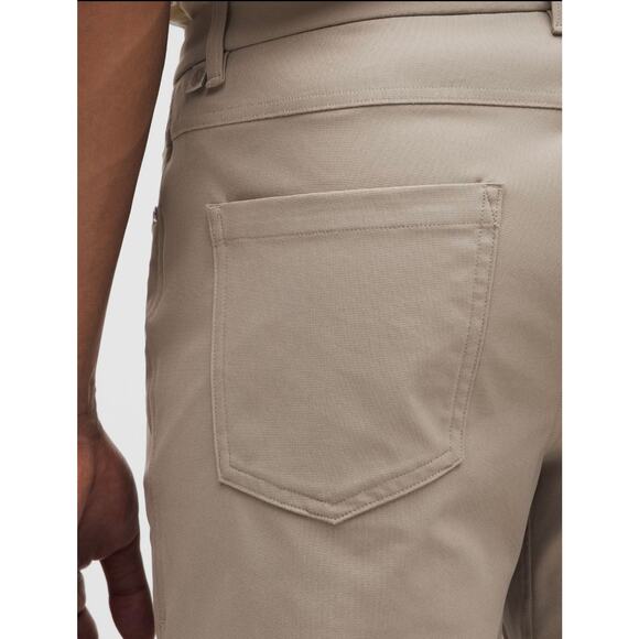 Lululemon ABC Classic Fit Warpstreme 5 Pocket Pants Men's size 34 tan - Picture 4 of 13